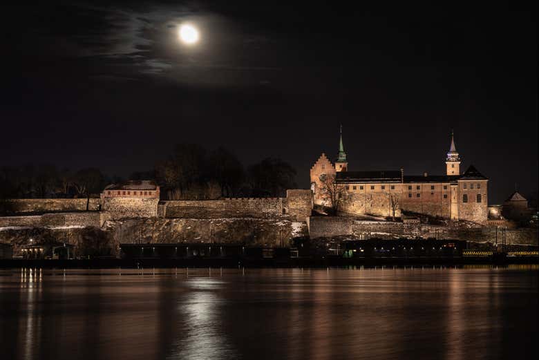 Panoramic view of the Akershus Fortress